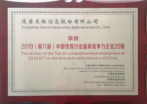 4-201909052019�������죩�й�������ҵ��߾�������ҵ20ǿ